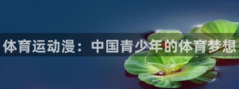 杏耀平台下载：体育运动漫：中国青少年的体育梦想