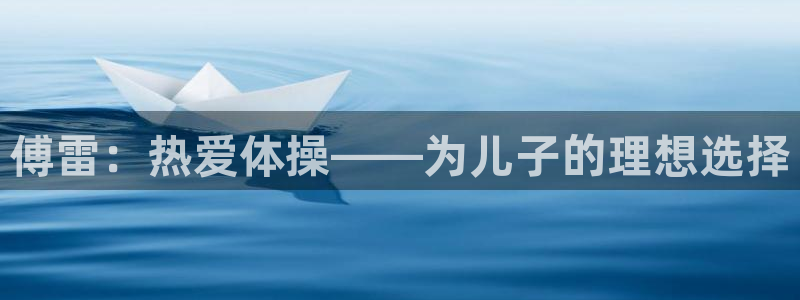 上海杏耀汽车电子有限公司：傅雷：热爱体操——为儿子的理想选择